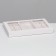 Box of 8 + 8 sweets + chocolate, with a window, white 30 x 19.5 x 3 cm