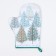 New Year. Varazhka-Set Ethel "Fairytale Forest" 20x28 cm, 100% HL, Vatin 250 g/m2
