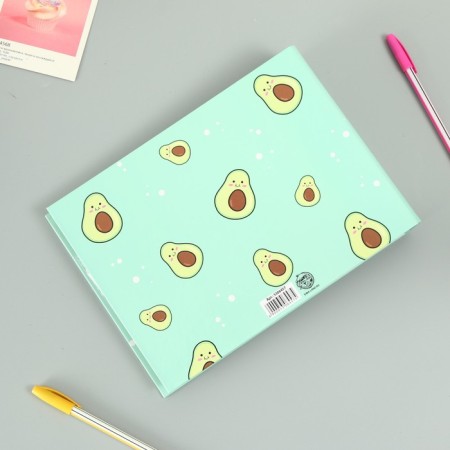 Photo album 25 sheets (corners+rings) "avocado" 27x19 cm-9