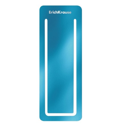 A set of 4 bookmarks of plastic Erichkrausemat Ice Metallic, rectangular, mix-4