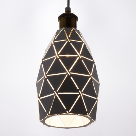 Suspension Bayerlux "perforation" E27 white 15x15x25-125cm-2