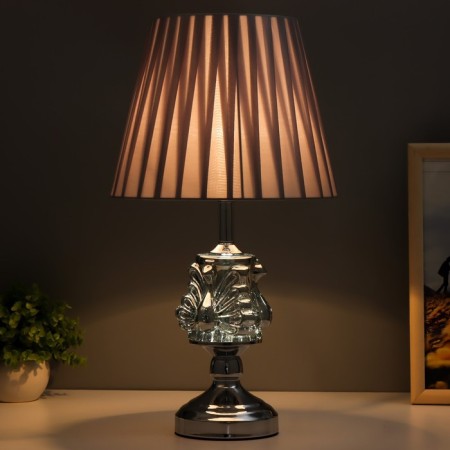 Pavier table lamp "Pavliy" E27 40W chrome 26x26x44cm Risalux-2