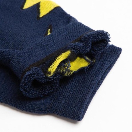 Male terry socks "lightning", dark blue color, size 29-2