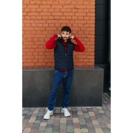 Male ise vest, size 50, blue, khaki color-6