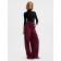 Female Palazzo trousers, minku, burgundy color, size 50