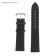 Solomon watch strap, 20 mm, genuine leather, L-20 cm, black with embossing