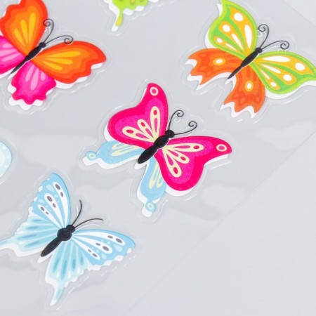 Plastic sticker "Bukashka" mix 19x10 cm-2