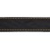 Leather collar on synthetic winterizer, 70 x 3.5 cm, Osh 45-60 cm, black