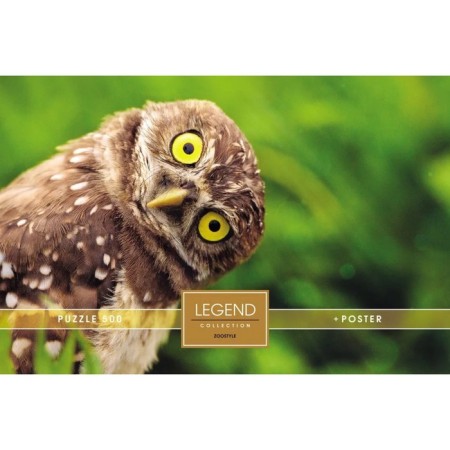 Puzzles "wise owl" in a gift box, 500 elements + poster-2