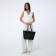 Bag Women's Tout on the zipper David Jones, black color