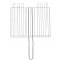 Grill grill, 240x310x55 mm, volumetric, chrome