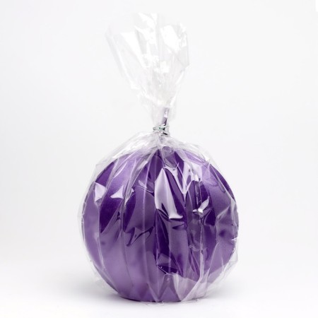 Figure candle "Ball facet", 6.5x6.5 cm, purple-3