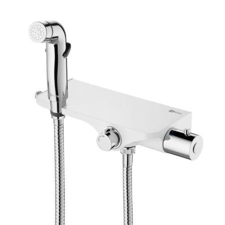 LEMARK SOLO LM7169CW bideter, single -leaf, without spout, watering can, thermostat, white