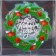 New Year. Box gift New Year's folding PVC "Happy New Year" 5 x 5 x 5 cm.