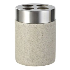 A glass for salary stone, beige color