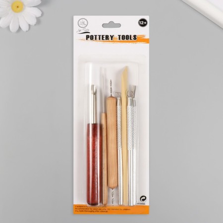 Tools for creativity Set 7 pcs wood, metal 14 cm 20.8x8 cm-3
