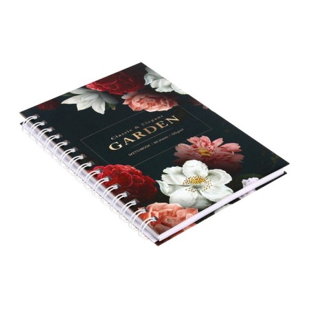 Sketchbook A5, 60 sheets on the crest "Piono", a solid cover, matte lamination, block 120g/m2-1