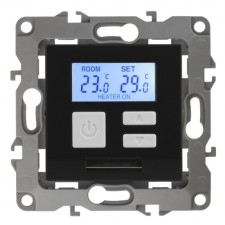 Universal thermoregulator 230V-IMAX16A, IP20, ERA12, Anthracite
