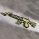 Wooden souvenir "Tactical automatic", Mix color