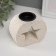 Gypsum candlestick, 1 candle "Star in stone" d = 3.8 cm 5x9.6x8.5 cm