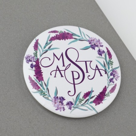 The sunset magnet “Beauty begins with a smile”, Diam. 5 cm-4