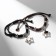 Bracelets "Demetrons" stars, black-brown color, l = 12.5 cm