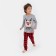 PAZHAMA Children's New Year's KAFTAN "Santa’s Security", size 28 (86-92 cm)