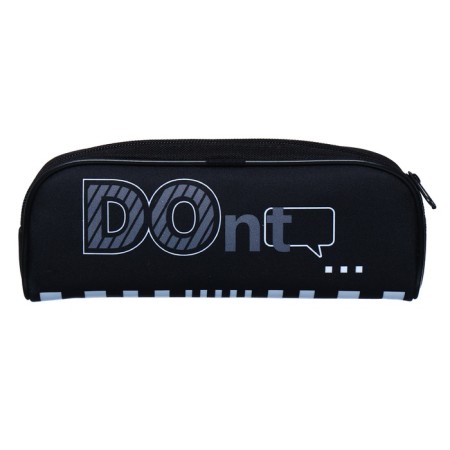 Penal soft, 1 department, 80 x 210 x 40 mm, voluminous, Hatber, "Don’t", black NPK_65225-2