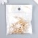 Decor for creativity Metal "Flower branch" pearls, rhinestones, gold 3.5x4 cm
