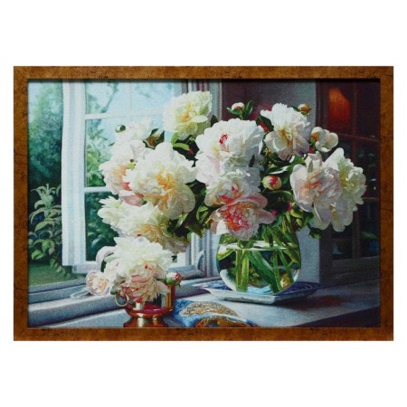 The tapestry "dahlia on the window" 53*73 cm