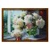 The tapestry "dahlia on the window" 53*73 cm