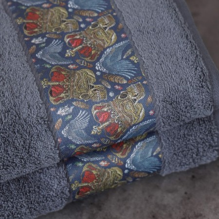 Terry towel Sofi de Marko Hamlet, 550 g, size 50x90 cm, blue color blue-2