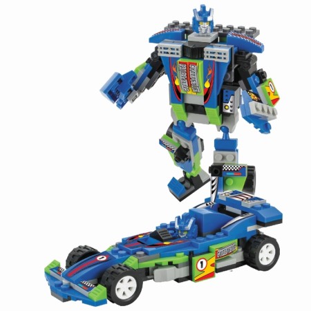Constructor-transformer "Sports", 129 parts, color mix-3