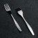 Baby dining room "Antoshka", length 175 mm, thickness 2 mm, silver color