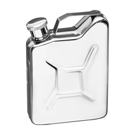 Captain alcohol flask, stainless steel, gift, army, 150 ml