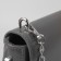 Fasteners for handles on a bag, metal, 1.8 × 1.5 × 0.5 cm, 2 pcs, 4 screws, silver color