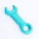 Massage toy for dogs "Key" 14 cm, TPR, mix of flowers