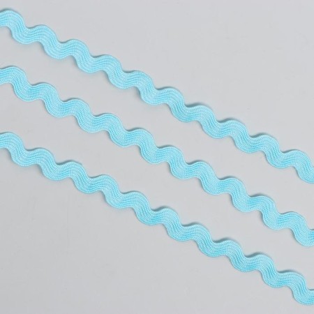 Braid "Blue Blue", width 0.7 cm, in a package of 25 meters