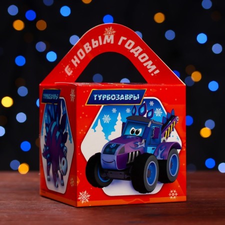 Gift box "Turbosaurs", large cube, 12 x 12 x 12 cm-1