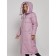 Coat insulated winter female, size 42, purple color