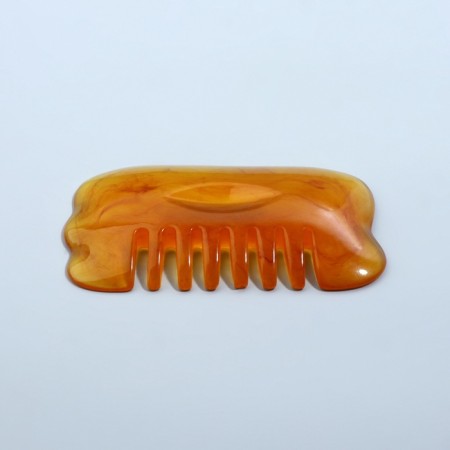 Massage Gaasha "Rowing", 9.5 × 5.5 cm, PVC clock, "Amber" color-3