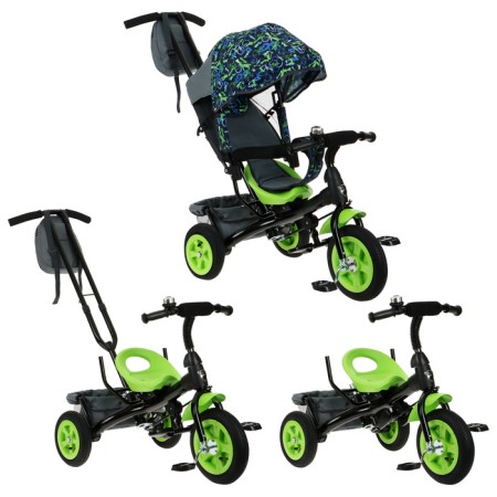Three -haired Vivat 1 bike, shooter print, light green-1