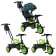 Three -haired Vivat 1 bike, shooter print, light green