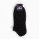 A set of men's socks (3 pairs) shortened, black color, size 40-44