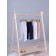 Rail sliders on a wide Rant Base elastic band, seams outward, height 56 ​​cm, color light gray melange
