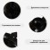 Ball for rooting plants, D = 8 cm, under a branch 1 cm, black, Greengo