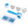 Printing color "dinosaurs", set of 3 pcs., Roller-flip with 2 nozzles, stamp pillow