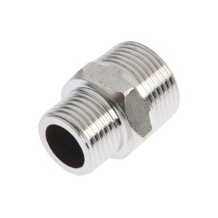 Nipple of transition zein English, 1/2 "x 3/4", external thread, stainless steel