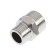 Nipple of transition zein English, 1/2 "x 3/4", external thread, stainless steel