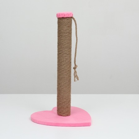 Claw-Stolbik "Heart", 30 x 30 x 50 cm, pink